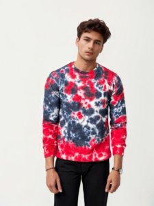 Tie Dye Full Hand Round Neck T-Shirt