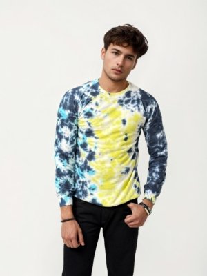 Tie Dye Full Hand Round Neck T-Shirt