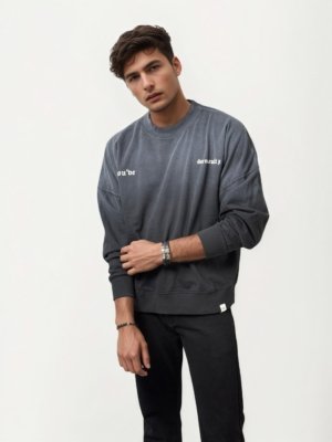 Printed Round Neck Sweat Shirt