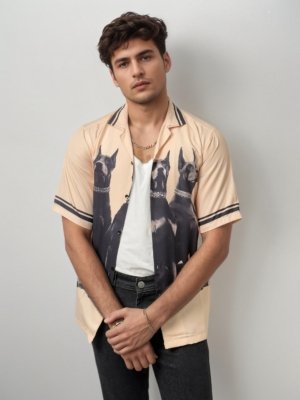 Half-Hand Printed Shirt