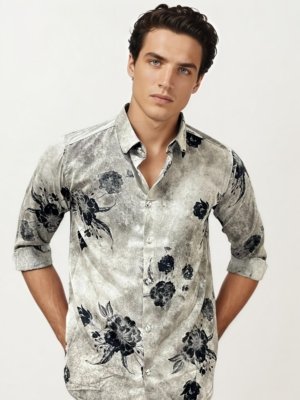 Floral Printed Fullhand Shirt