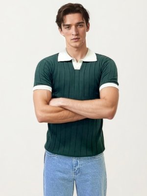 Green Halfhand Polo T-Shirt