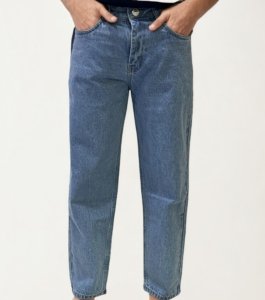 Light Blue Straight Fit Denim Jean