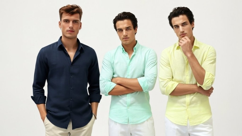Men’s linen shirts by Fiozz – stylish, breathable, and comfortable for all-day wear Men’s