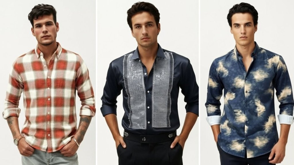 Formal shirts for men styled with trousers for office and business wear