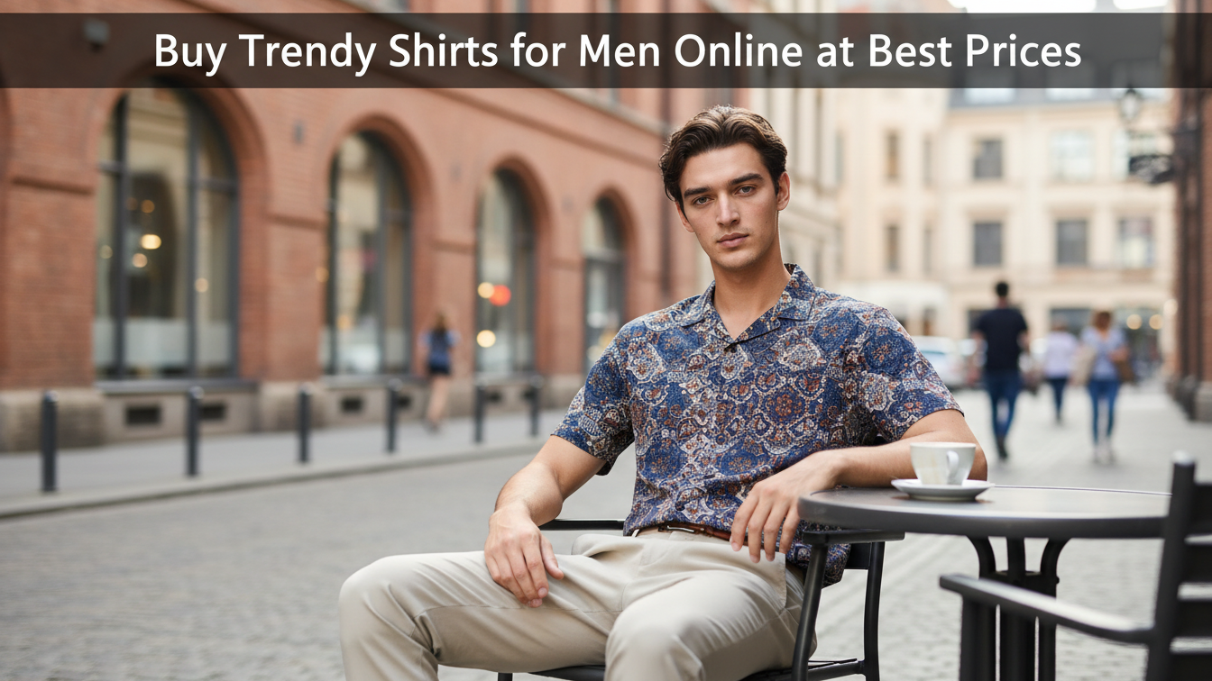 Trendy shirts for men including linen shirts, stone shirts, full sleeve and half sleeve styles at best online prices.